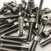 Image 1 of M8 x 1.0 x 25mm Titanium Allen Bolt #610.