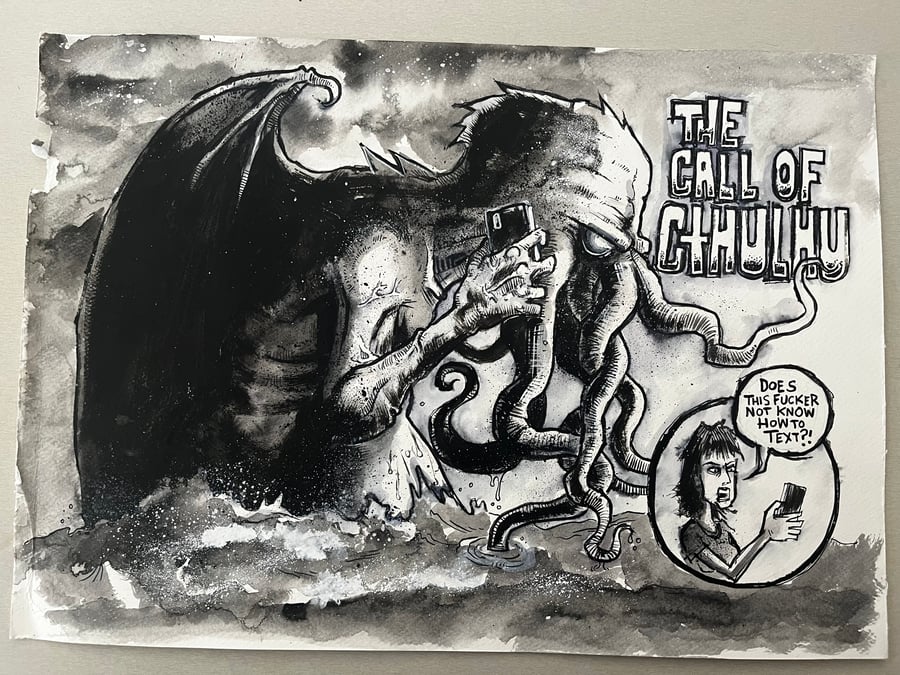 Image of Call of Cthulhu original illustration