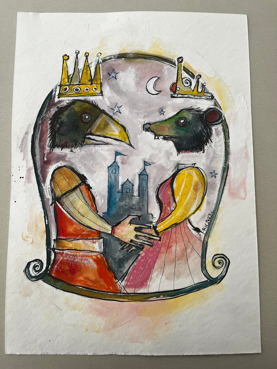 Image of Goodnight My Children Book Cover original illustration