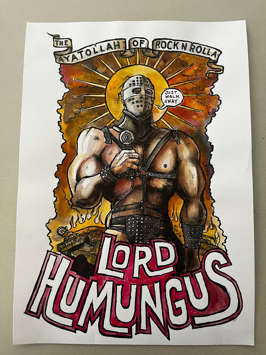 Image of Lord Humungus original illustration