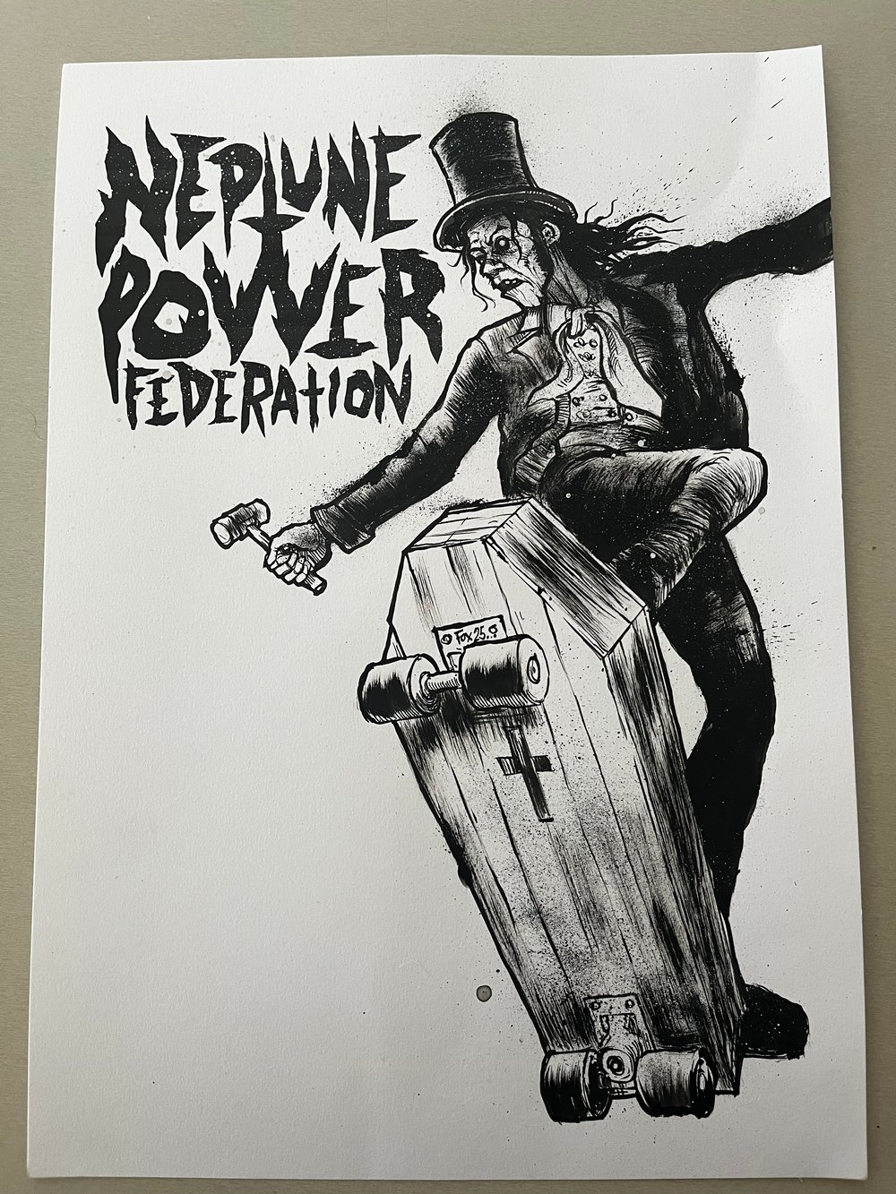 Image of TNPF undertaker original illustration