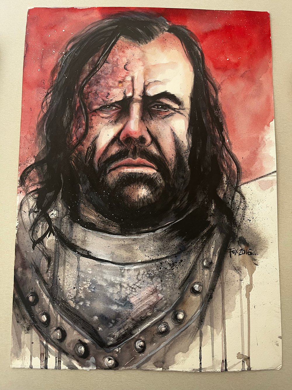 Image of The Hound original illustration