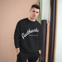 Image 3 of Authentic Crewneck Sweatshirt — "Authentic Since Day One" Casual Pullover