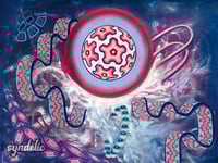 Image 2 of "Chromophore" Archival Stretched Canvas Print