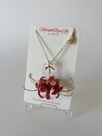 彼岸花 / Red Spider lily necklace II