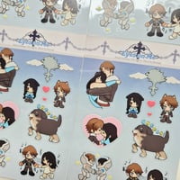 Image 1 of FFVIII Eyes On Me Clear Sticker Sheet