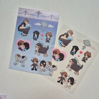 Image 2 of FFVIII Eyes On Me Clear Sticker Sheet