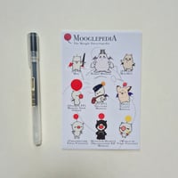 Image 2 of Mooglepedia Clear Sticker Sheet