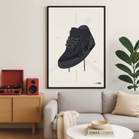 Image 5 of Sneaker Poster Air Jordan 3 “Black Cat” 2025