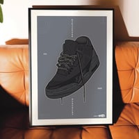 Image 6 of Sneaker Poster Air Jordan 3 “Black Cat” 2025