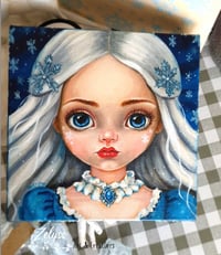 Image 4 of ⋆꙳❅*❄️ "Elise" ❄️⋆꙳❅ - acrylics painting : 8x8"/20x20cm