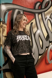 Image 2 of Ladies´ Acid Washed Cropped Tee