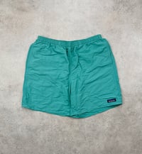 Image 1 of Patagonia Baggies Longs Shorts Teal Medium Mens 