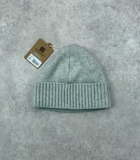 Image 2 of Patagonia Brodeo Beanie OG Legacy Label: Crisp Grey 