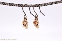 Image 4 of Oak leaf earrings