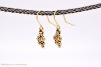 Image 2 of Oak leaf earrings