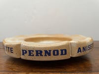 Image 2 of Large Vintage Anisette Pernod Marais Stoneware, 1960's Ashtray,  Made in France