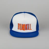 Image 1 of Roadkill Classic Trucker Cap - Blue/White
