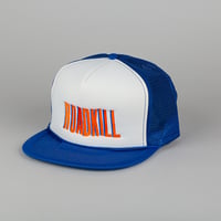 Image 2 of Roadkill Classic Trucker Cap - Blue/White