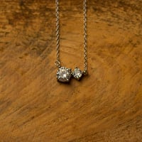 Image 6 of Cubic Zirconia Birthstone Necklaces - Sterling Silver