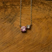 Image 5 of Cubic Zirconia Birthstone Necklaces - Sterling Silver