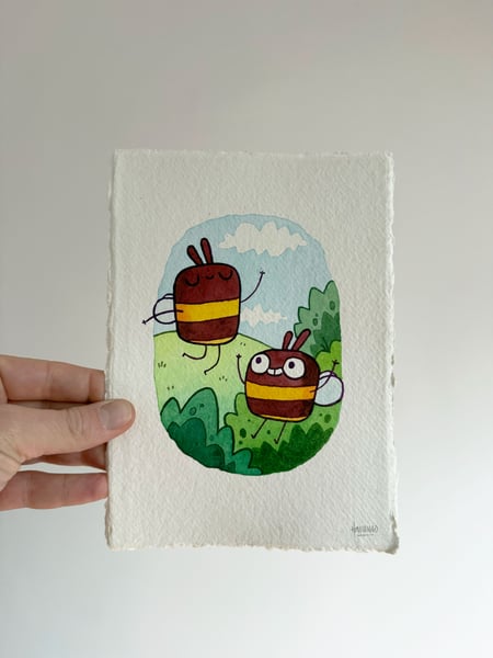 Image of Pair of Bees