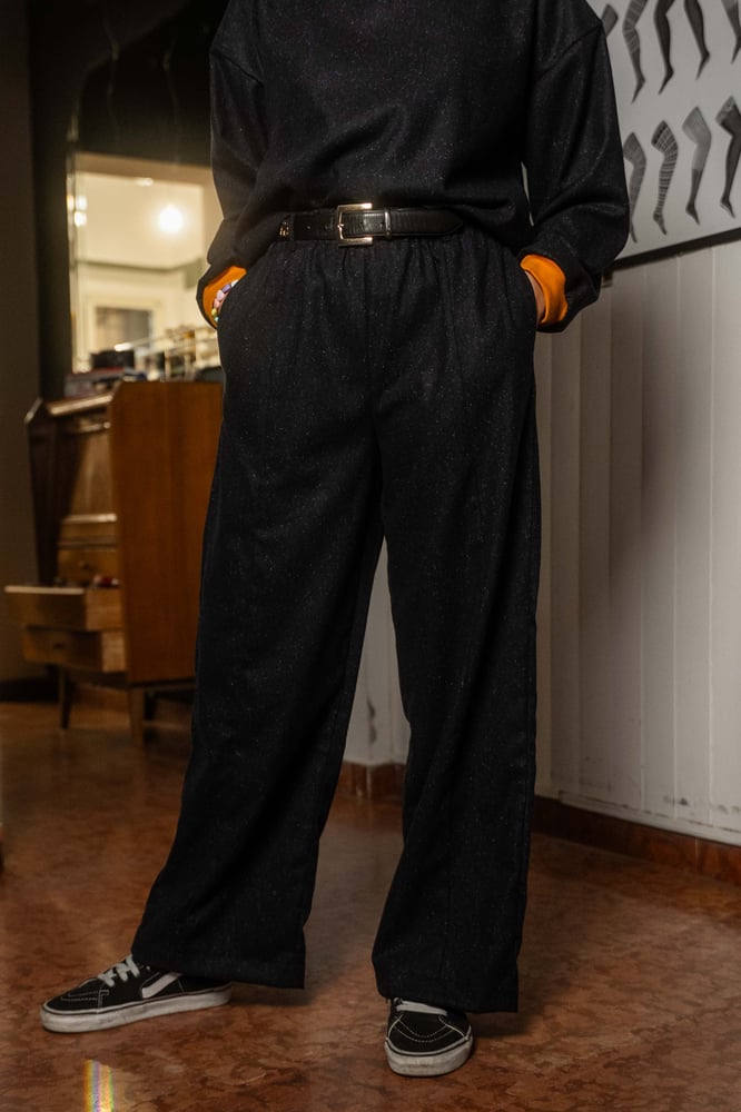 Image of Pantalone Parklife nero melange