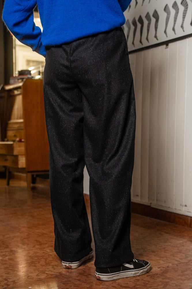 Image of Pantalone Parklife nero melange