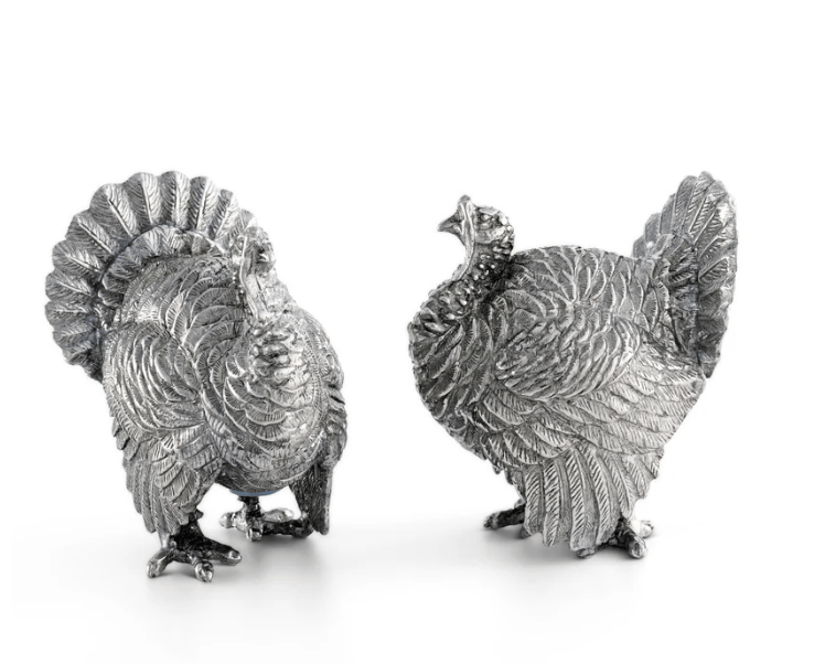 Image of Turkeys! Salt and Pepper or Place Card Holders