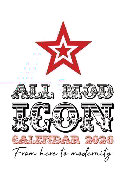 Image of Limited Edition All Mod Icon A5 Calendar 2026