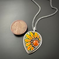 Image 3 of Single Sunflower Pendant