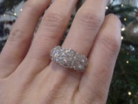 Image 6 of EDWARDIAN 18CT YELLOW GOLD PLATINUM NATURAL OLD CUT DIAMOND 2.10CT CLUSTER RING