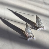 Image 2 of migration earrings - tanzanite