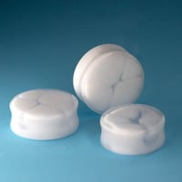 Image 1 of Cloud Plugs - Double Flared - 10MM - 50MM - Epoxy Resin Round Plugs for Stretched Ears