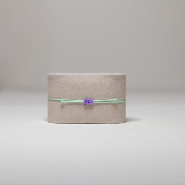 Everyday Bracelet - Purple Beads