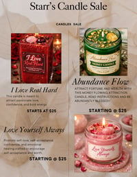 Starr’s Manifesting Candles