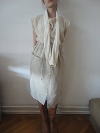 Image 2 of heavy hemp SKIRT // with pocket and elastic waist