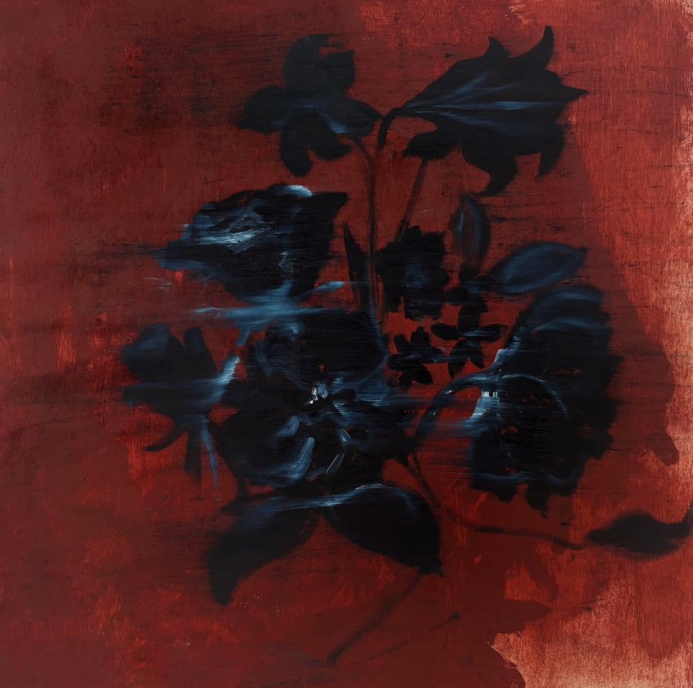 Image of Indigo Flowers (Original Painting)