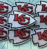 Image 1 of Kansas City chiefs iron on patch 