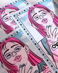 Image 3 of Overshare, regret, repeat! PINK VERSION(risograph)