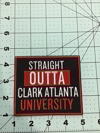 Image 2 of CAU straight out of Clark iron on patch 