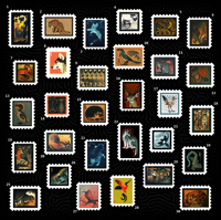 Image 2 of Stamp-Style Mini Stickers - Series 2