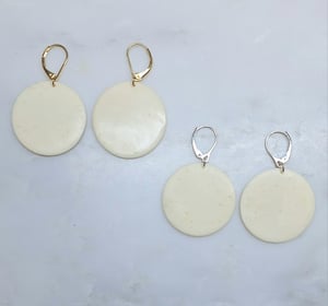 Image of Clandestine - Collier et Boucles Full Moon / Os Blanc