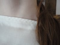 Image 3 of wool crepe TOP // boat neck, long sleeves