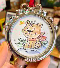 'Bear Joy' Framed Ornament Painting