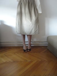 Image 2 of cotton corduroy SKIRT // with elastic waist