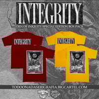 Image 1 of INTEGRITY / DEN OF INIQUITY  (OLD PRINT EFFECT )  SUPERPACK 