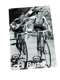 Image 1 of Original vintage poster Cicli Bartali  / 1952 Tour de France / Fausto Coppi and Gino Bartali