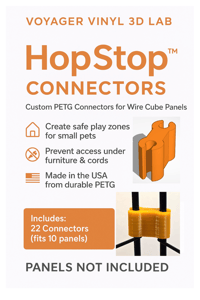 HopStop™ Wire Cube Connectors – Create Custom Play Areas for Small Pets