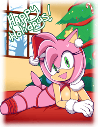 (8.5 x 11 Print) Christmas Amy